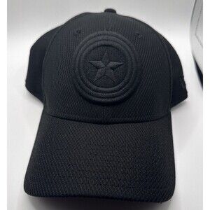 New Era 39fifty Captain America Black Size Small/medium Marvel Comics